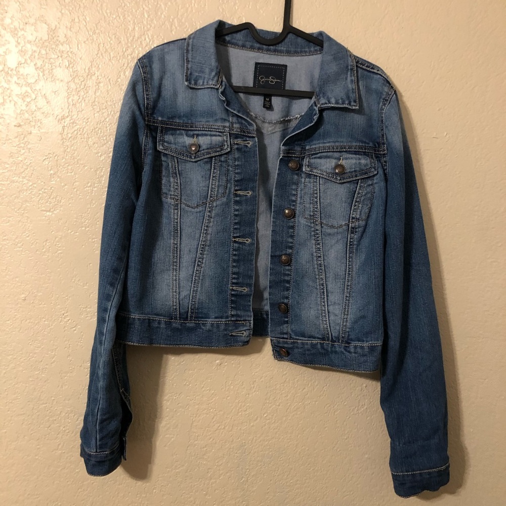jessica simpson jean jacket!